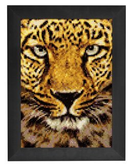 Diamond painting Leopard - WizardiArt