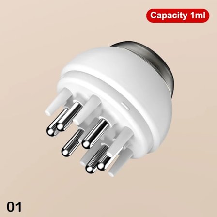 Hodebunnsapplikator Flytende Hårkam Vekstserum Nærende Olje Mini Bærbar Hårrøtter Massasje Medisinkam Hodebunnsmassasjeapparat