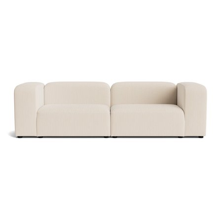 Milo XL 2 personers sofa - Lincoln Beige - 260x100x72 - Sofa, 2 personers sofa