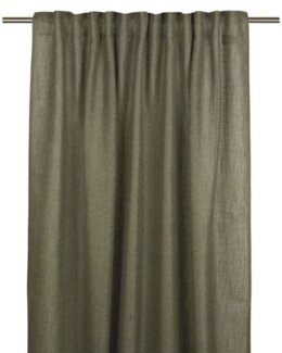 Yhdistelmänauhaverho Brooklyn yksivärinen pellavatyylinen 2 kpl Vihreä
