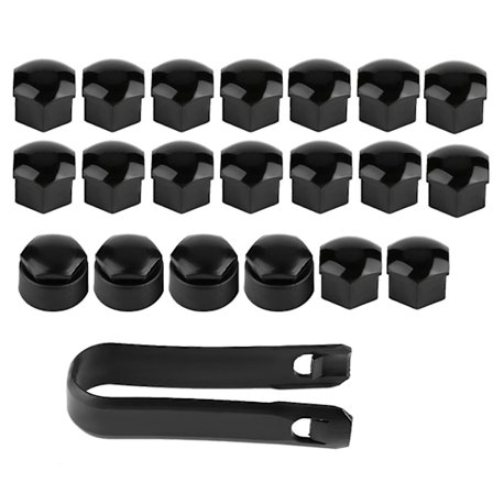 20 stk. 17 mm Møtrik Bilhjul Auto Nav Skrue Beskyttelse Tyverisikring Dæk Kapsel {Db}