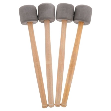 4 stk. Trommestikker Mallet Sticks Skumhoved Trommestikker til Marching Band Percussion