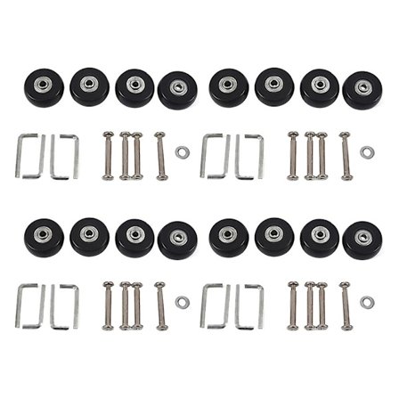 40 x 18 mm Reserveringssats för Bagagehjul, 4 Par