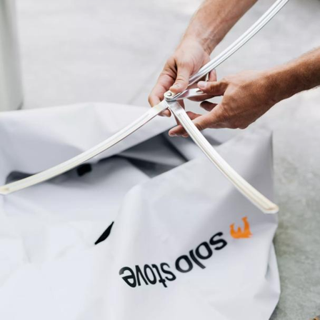 Solo Stove Bålpannetrekk til Yukon, Hvit