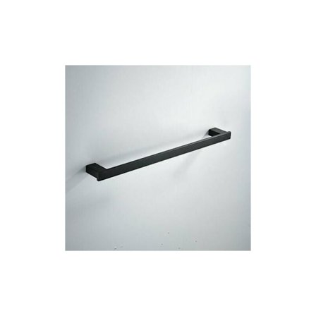 Handdukshållare för badrum, rostfritt stål, 40 cm handduksstång, svart, BA8003B-40