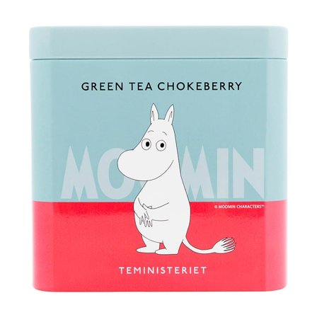 Teministeriet Moomin Tea Tin 100 g Green Tea Chokeberry, Helse & Madvarer, Te, Øvrig Te