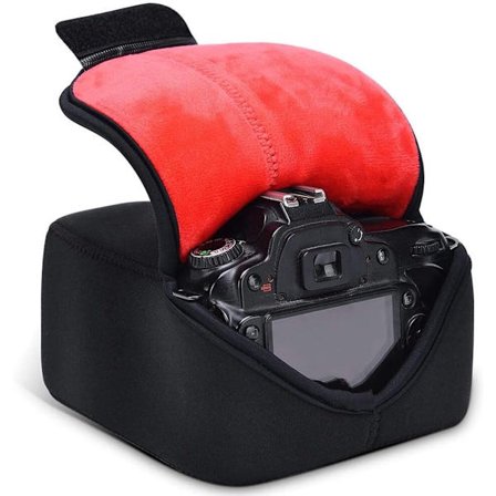 Vanntett SLR Kameraveske 22x17x10.5cm Svart Skulderveske for DSLR Kameraer