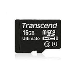 Transcend Ultimate - flashminnekort - 16 GB - microSDHC UHS-I