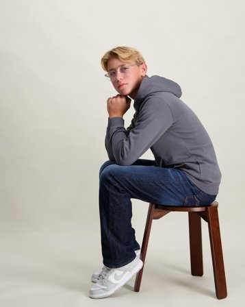 Champion Hooded Sweatshirt Grå Huvtröjor/Hoodies Kille - Kids Brand Store