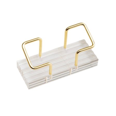 Visitkortshållare i metall, vykortshållare, visitkortsställ för kontor