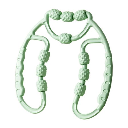 12-hjuls benmassasjerulle: Avlastning for legger og skulpturverktøy for yoga, pilates, restitusjon etter trening (grønn)