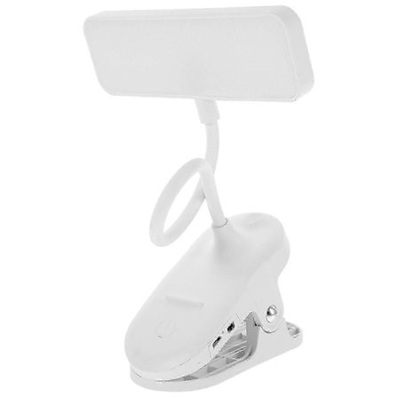 2025 Oppladbar Bordlampe LED Skrivebordslampe Nattbordslampe LED Leselys med Klemme[D]