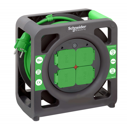 Schneider Electric IMT Kabelsnelle 1,5 mm², 15 m, Stikkontakter & kabler