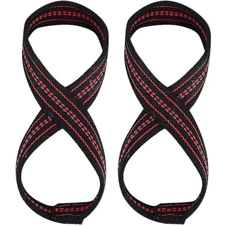 Vektløftingsbelte, Myke Treningsstøtte Håndbeskyttelseshylser (2-pakning, Svart)