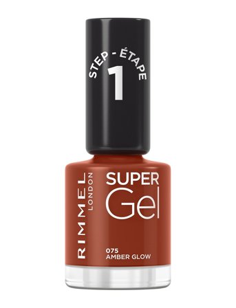 Rimmel Rimmel Super Gel Nail Polish 075 Aamber Glow - Nude - 12 ML