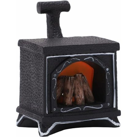 Mini pejs, 1:12 mini LED pejs figur 5 x 3,5 x 7 cm (pejs (kan tændes)