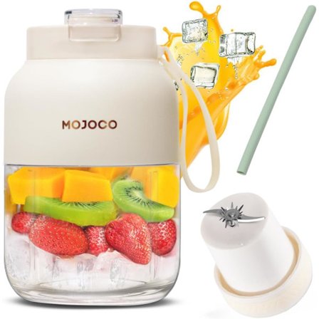 Bærbar Smoothie Blender - 710 ml Trådløs, Rustfri Stålknive til Køkken, Kontor & Fitnesscenter