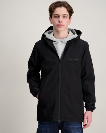 Jack & Jones JORVESTERBRO HOOD JACKET SN JNR Zwart Jassen Jongens - Kids Brand Store