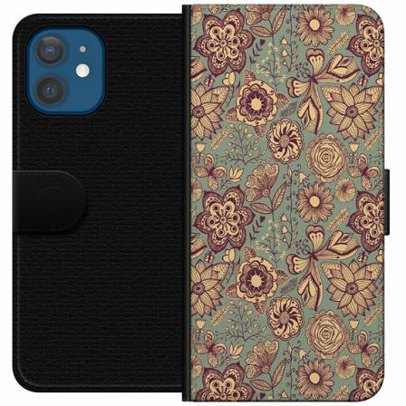 Apple Iphone 12 Plånboksfodral Vintage Flowers