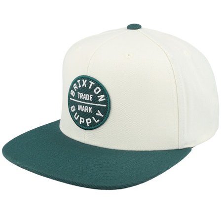 Brixton - Weiss snapback Cap - Oath Iii Off White/Night Sage Snapback @ Hatstore