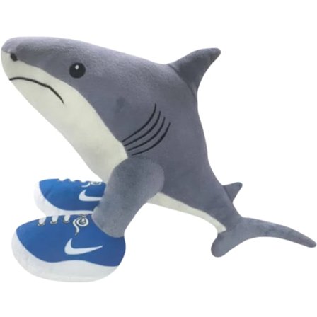 Italiensk Brainrot Plyschdjur, 27cm Mjuk Meme Leksak - Söt Samlarobjekt Heminredning (Baby Tralalero)[JR]