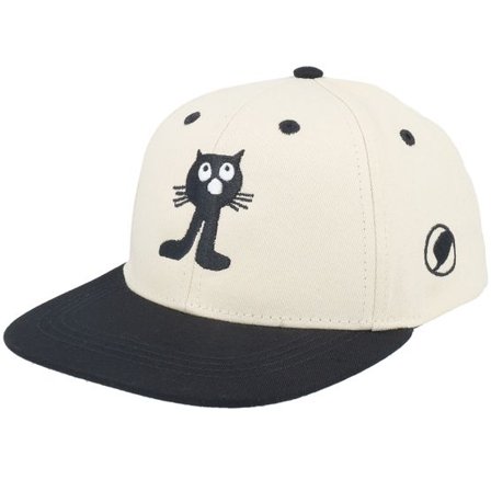 Olle Eksell - Beige snapback Keps - Kids Katten Stone/Black Snapback @ Hatstore