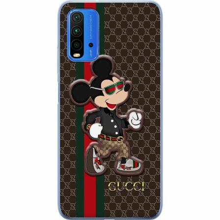 Xiaomi Redmi Note 9 4g Genomskinligt Skal Cc Happy Mouse