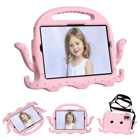 SKALO Samsung Galaxy Tab A11+ 3D Cartoon Barnskal - Rosa