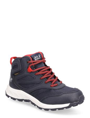 Woodland Texapore Mid K Høye Sneakers Multi/mønstret Jack Wolfskin