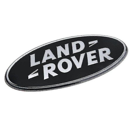 Soikea pyöreä musta Land Roverin takaluukun merkki Evoque Discovery Freelander 86mm X 43mm