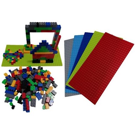 1 Basplatta o 320+ Byggklossar Kompatibla m stora kända märken