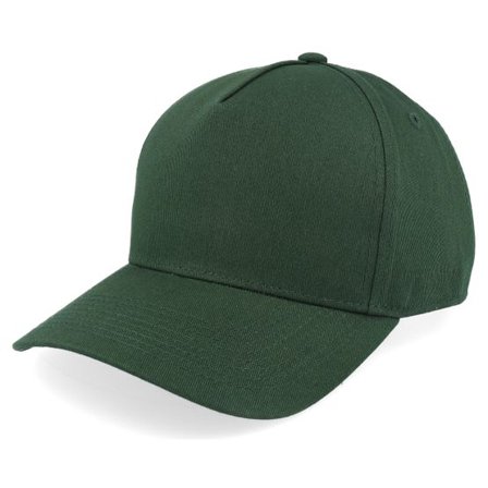 Equip - Grön adjustable Keps - Blank Dark Green A-frame Adjustable @ Hatstore