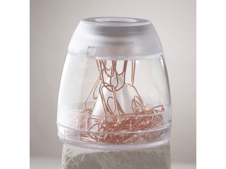 Durable Gemhållare Trend plast transparent - Lyreco - Kontorsmaterial - Till skrivbordet - Gemkoppar