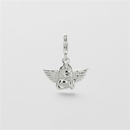 Angel Charm - Sterling Silver - Safira