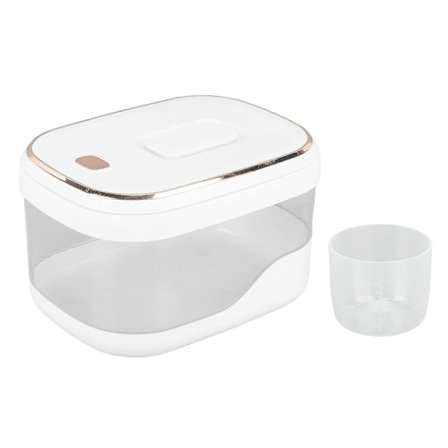 5 kg Opbevaringsbeholder til Ris - Hygiejnisk Risbeholder med Trykfunktion til Hjem og Restaurant