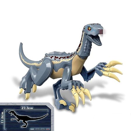 1 stk Jurassic Big Size Dinosaur byggeklosser T-rex Quetzalcoatlus Baryonyx Actionfigurer Barneleker Gaver