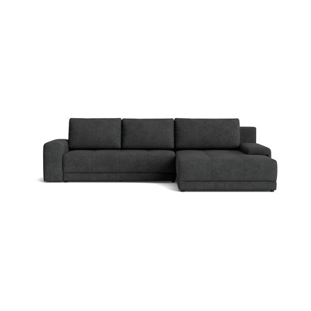 Austin chaiselong sovesofa, vendbar | opbevaring - Primo Antracit - 308x213x90 - Sofa, sovesofa, chaiselong - Vendbar chaiselong sovesofa med 