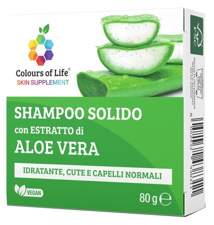 Optima Colours Of Life Aloe Shampoo Solido 80g