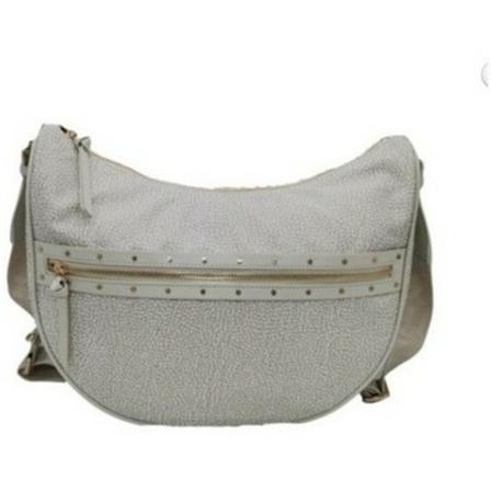 Borbonese, Shoulder Bags Grijs, Dames, Maat:ONE Size
