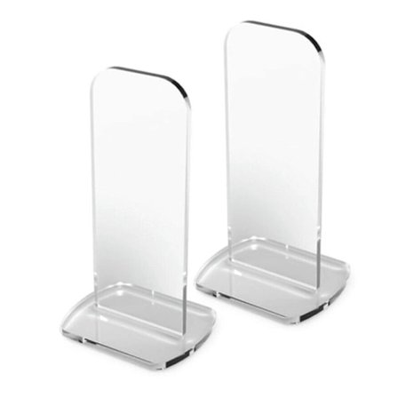 Nyrkkeilyhanskojen säilytysteline 2 kpl Akryylinen pystynäyttöteline Helppo teline