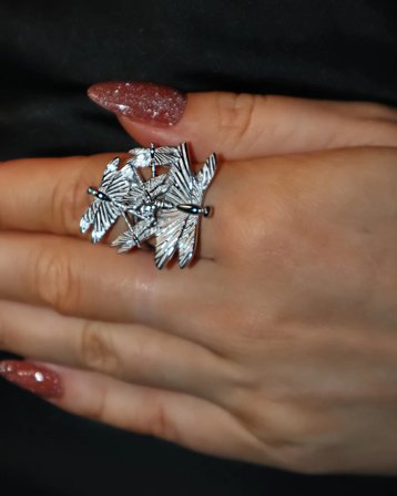 IOAKU DRAGONFLY REBORN MULTI RING Couleur argent Bijoux Fille - Kids Brand Store