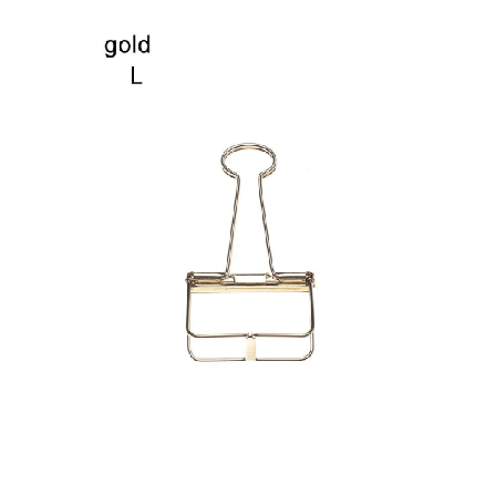Permklemmer Kontorstudierekvisita Gold L