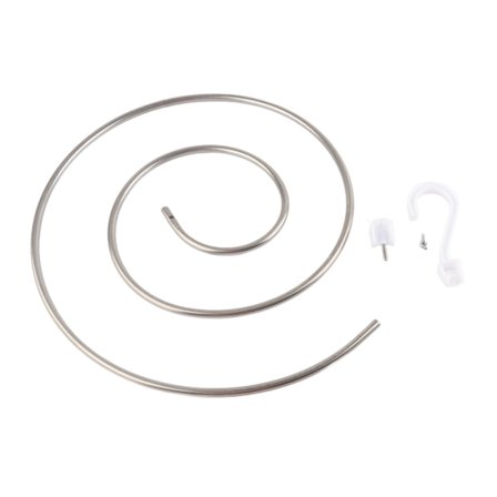 Klädtorkstång Spiraltorkställ Rostfritt stål Roterande multifunktionell klädställning för täcke Lakan 2 Generation Vikbar