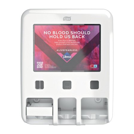 TORK Period Care Dispenser - Lyreco - Sjukvård och omsorg - Hygien - Intimhygien