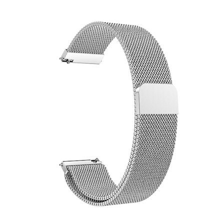 Milanese Loop -ranneke Garmin Vivoactive 3 Silver
