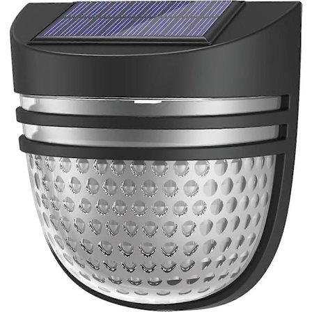 Solcellelamper udendørs, IP65 Vandtætte solcellelamper dekorationer til udendørs trapper, trin, hegn med 2 tilstande til have [1 stk.] -RY