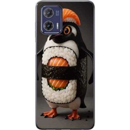 Kompatibelt Mobilskal till Motorola Motorola Moto G73 Sushi pingvin