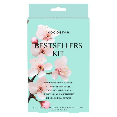 Kocostar Bestsellers Kit Ansiktsmask & peeling Unisex 25ml + 14ml 3g