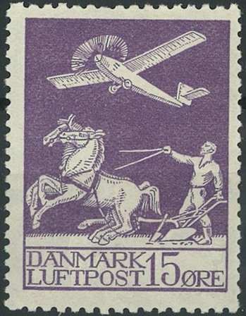 Danmark 1925 - Gammel luftpost - AFA 145 - Postfrisk