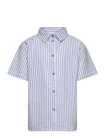 Tnkai S_S Shirt Blue The New